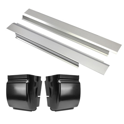 Rocker Panel Cab Corner Standard Cab For 2002-2008 Dodge Ram 1500 2003-2009 2500 3500