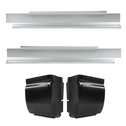 Rocker Panel Cab Corner Standard Cab For 2002-2008 Dodge Ram 1500 2003-2009 2500 3500