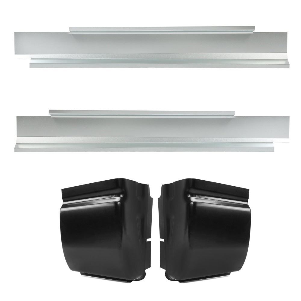 KUAFU Pair Of Cab Corners For 2002-2009 Ram 1500 2500 3500 Standard Cab Trucks