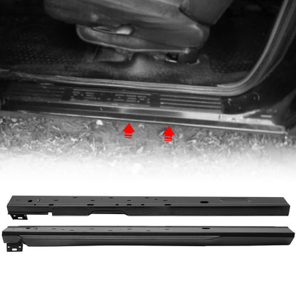1 Pair Black Steel Rocker Panels FOR 1993-2011 Ford Ranger 2 DOOR Extended Cab
