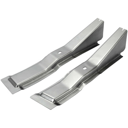 FRONT Left & Right CAB SUPPORT Silver STEEL For 1957-1960 FORD F100