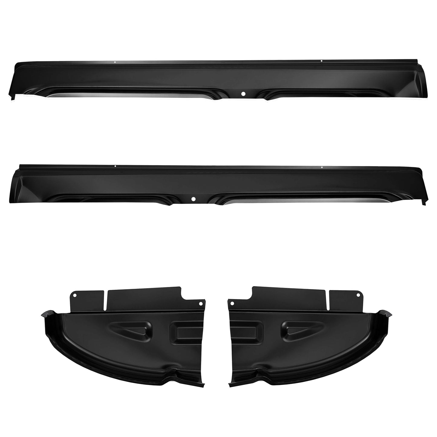 4Pcs Quad Cab Rocker Panel & Cab Corner Set OE Style FOR 2002-2009 Dodge Ram