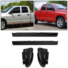 4Pcs Quad Cab Rocker Panel & Cab Corner Set OE Style FOR 2002-2009 Dodge Ram