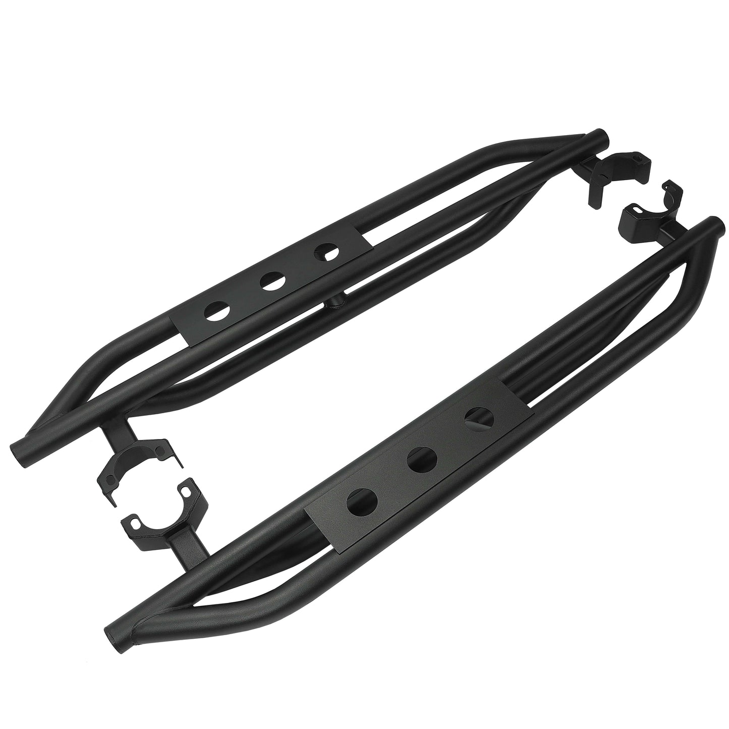Rock Sliders Nerf Bars Running Board Rail Step for 2007-2018 Jeep Wrangler JK 2 Door
