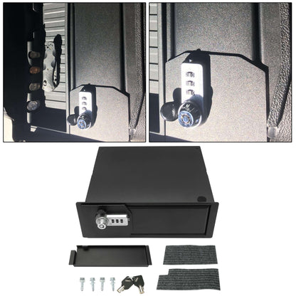 Insert Center Console Safe Gun Storage Box FOR Ford F-150 F150/RAPTOR 2009-2014