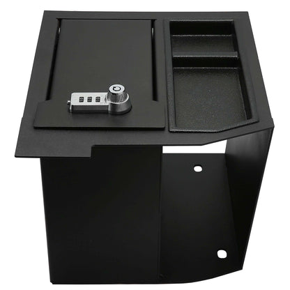 Center Console Safe Metal Storage Box For Toyota Sequoia 2008-2021 & Tundra 2007-2013