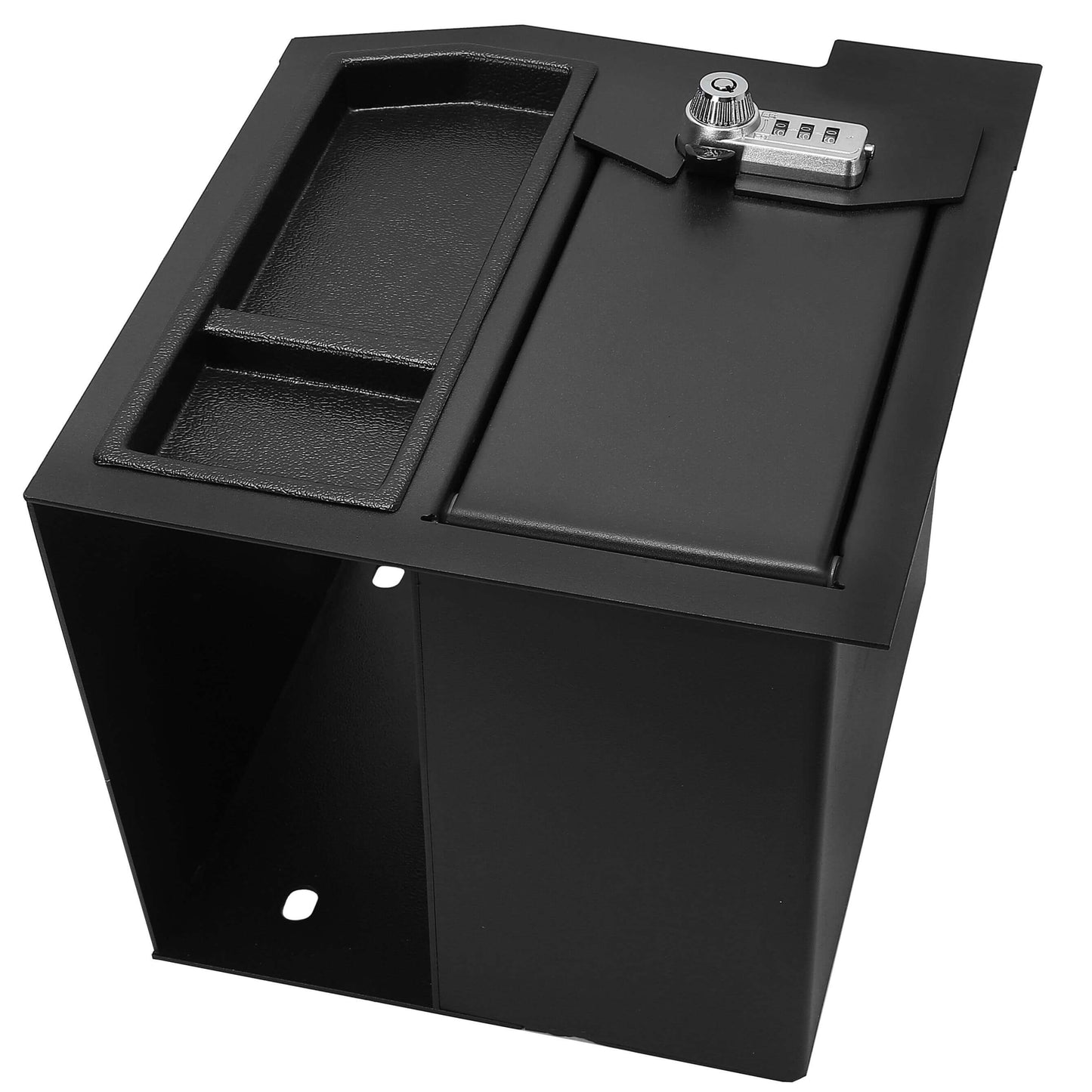Center Console Safe Metal Storage Box For Toyota Sequoia 2008-2021 & Tundra 2007-2013