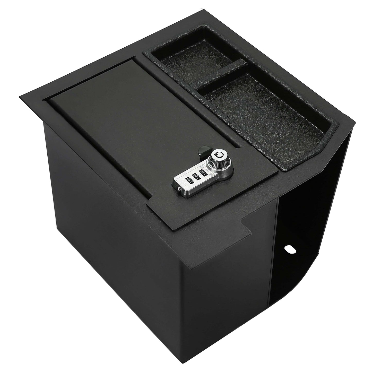 Center Console Safe Metal Storage Box For Toyota Sequoia 2008-2021 & Tundra 2007-2013