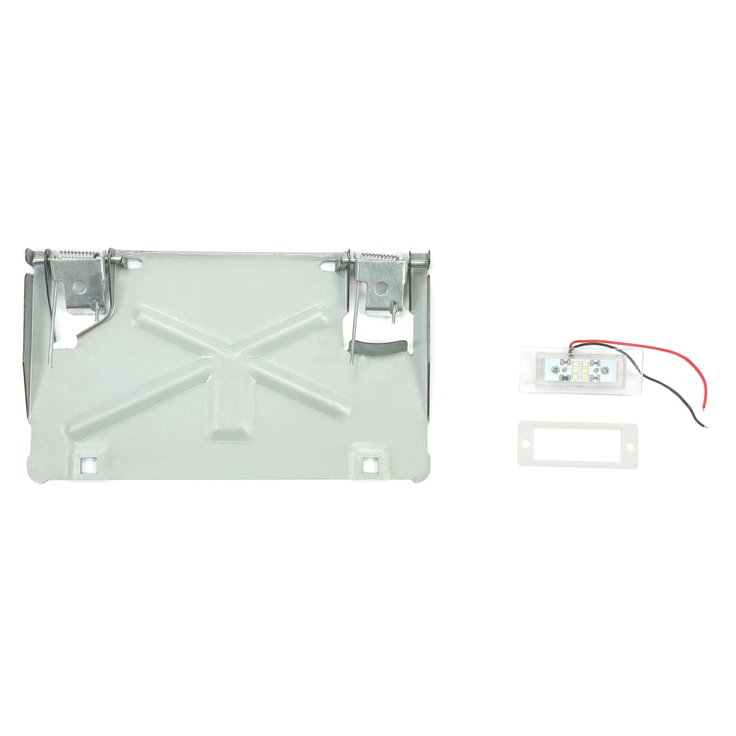 Roll Pan & Hidden Hitch Kit Compatible with 1999-2006 Silverado & GMC Sierra Pickup Trucks with Light & Flip Down