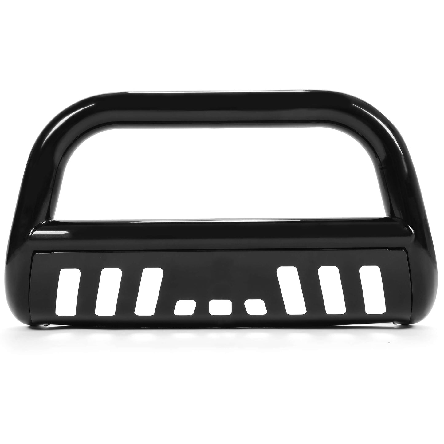 Bull Bar Front Bumper Grille Guard Black Steel Compatible with 2005-2010 Dodge Dakota 2011 Ram Dakota 2006-2009 Mitsubishi Raider All Models