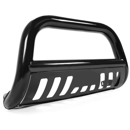 Bull Bar Front Bumper Grille Guard Black Steel Compatible with 2005-2010 Dodge Dakota 2011 Ram Dakota 2006-2009 Mitsubishi Raider All Models