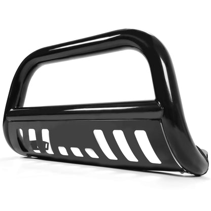 Bull Bar Front Bumper Grille Guard Black Steel Compatible with 2005-2010 Dodge Dakota 2011 Ram Dakota 2006-2009 Mitsubishi Raider All Models