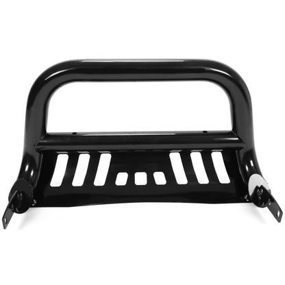 Bull Bar Front Bumper Grille Guard Black Steel Compatible with 2005-2010 Dodge Dakota 2011 Ram Dakota 2006-2009 Mitsubishi Raider All Models