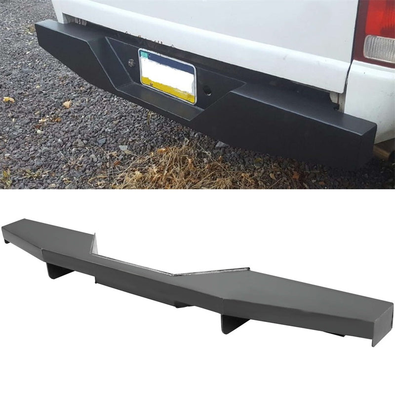 YIKATOO® Rear Bumper Compatible with 1993-2011 Ford Ranger Pickup Heavy-Duty Steel -junior