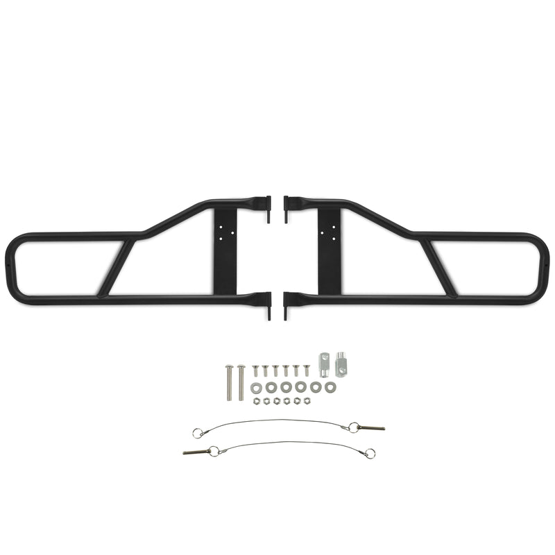 YIKATOO® Pair Tubular Door Tube Doors Compatible with 1987-2006 Jeep Wrangler TJ YJ Black Steel Off-road Style -junior