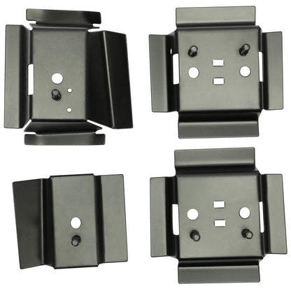 Bucket Seat Rail Mounting Brackets Set of 4 For 1978-1988 G-body vehicle