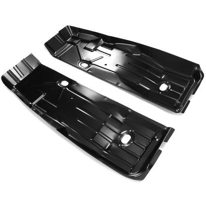 Front Floor Pans Black Repair Panels Compatible with 1967-1969 Camaro Firebird