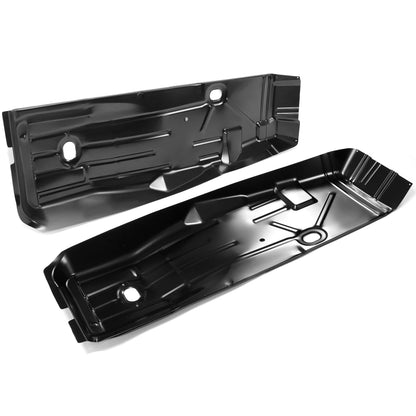 Front Floor Pans Black Repair Panels Compatible with 1967-1969 Camaro Firebird