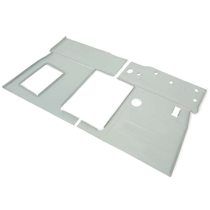 Steel Floor Pan Front Pair Panel Compatible with 1947-1954 Chevrolet (First Series) & GMC Pick-Up & Panel Truck - Galvanized Silvery