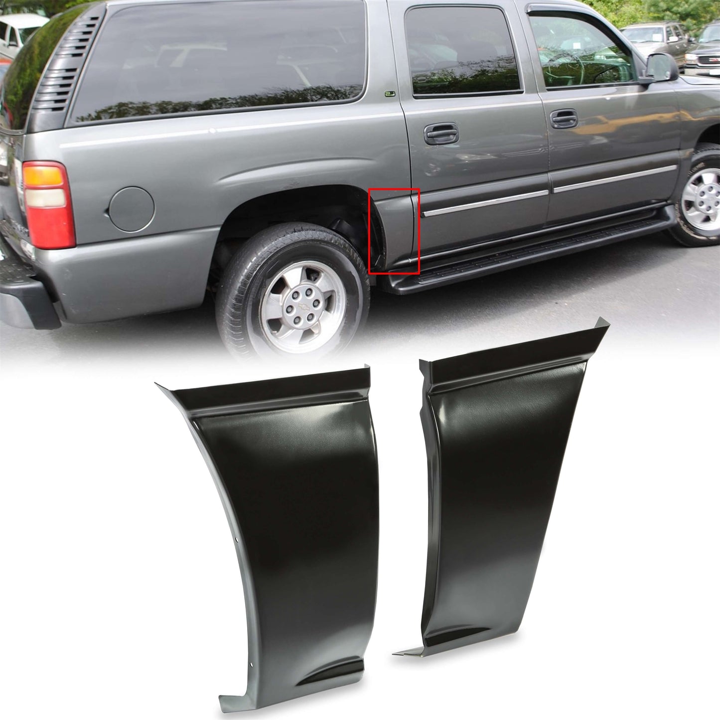 For 2000-2006 Suburban Lower Rear Sections of Quarter Panels & Rocker Panels