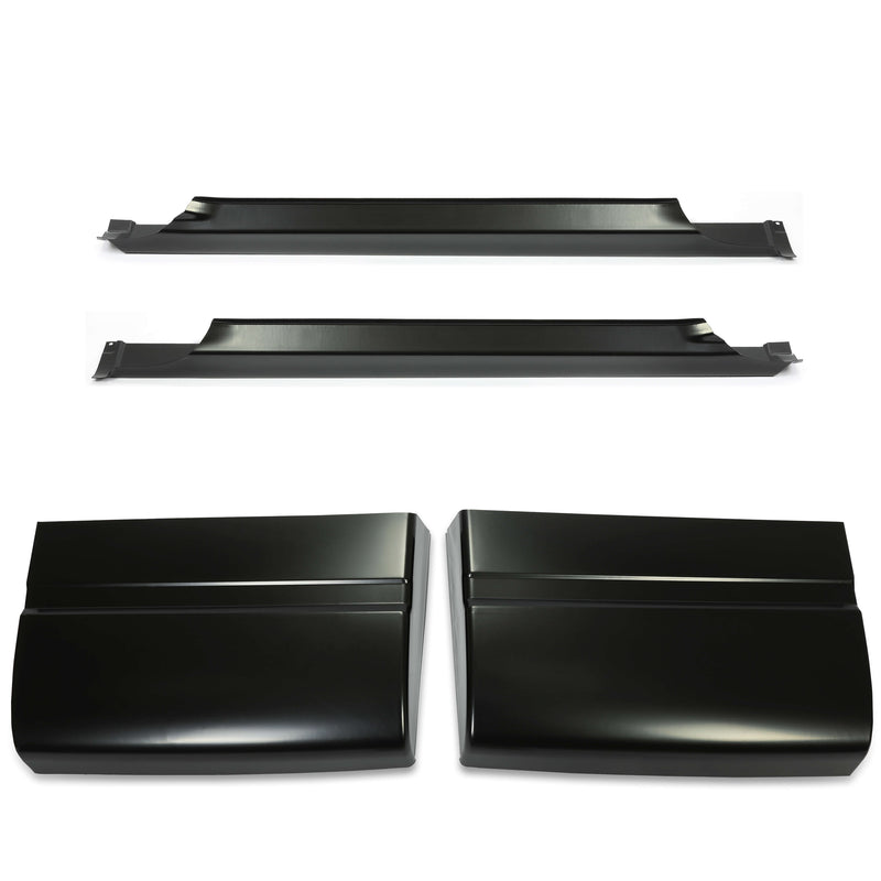 YIKATOO® Rocker Panel and Cab Corner Kit For 1988-1998 Chevy & GMC C/K 2500 3500 Extended Cab
