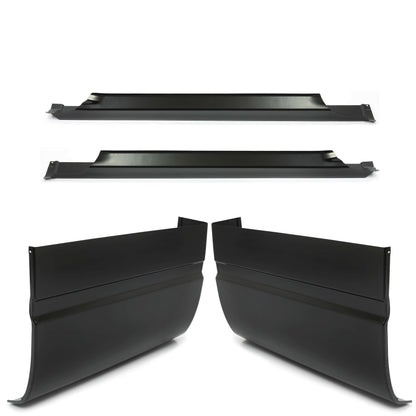 Rocker Panel and Cab Corner Kit For 1988-1998 Chevy & GMC C/K 2500 3500 Extended Cab