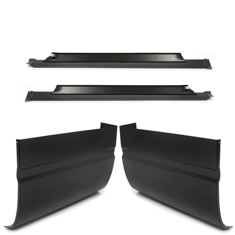 YIKATOO® Rocker Panel and Cab Corner Kit For 1988-1998 Chevy & GMC C/K 2500 3500 Extended Cab -junior