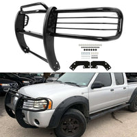 Load image into Gallery viewer, YIKATOO® Bumper brush Grill Grille Guard in Powder-Coated Black For 2001-2004 Nissan Frontier
