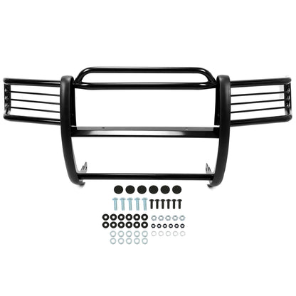 Grille Guard Front Bumper Brush Guard Compatible with 1998-2004 Isuzu Rodeo Amigo Honda Passport Powder Coated Black Steel