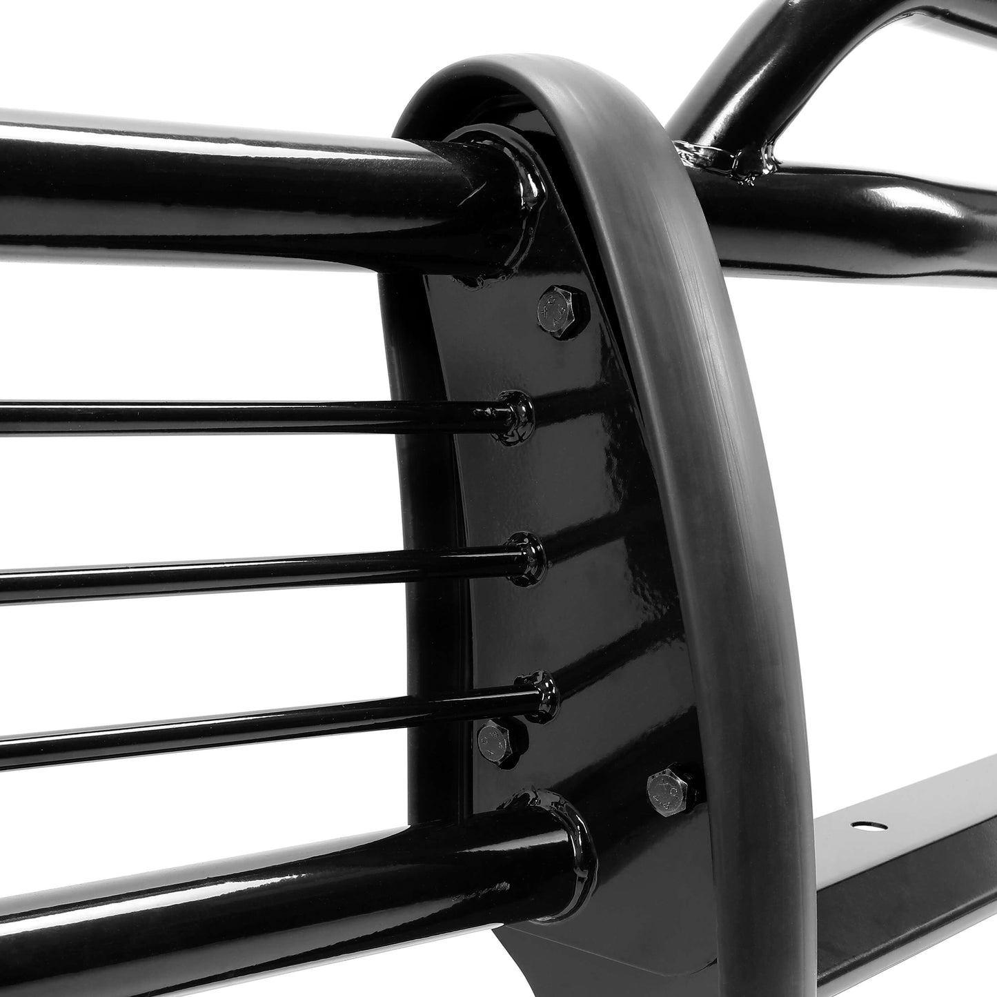 Grille Guard Front Bumper Brush Guard Compatible with 1998-2004 Isuzu Rodeo Amigo Honda Passport Powder Coated Black Steel