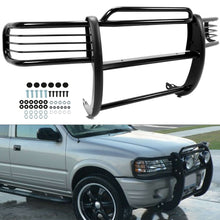 Grille Guard Front Bumper Brush Guard Compatible with 1998-2004 Isuzu Rodeo Amigo Honda Passport Powder Coated Black Steel