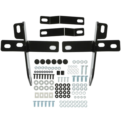 Grille Guard Front Bumper Brush Guard Compatible with 1999-2004 Grand Cherokee Powder Coated Black Steel