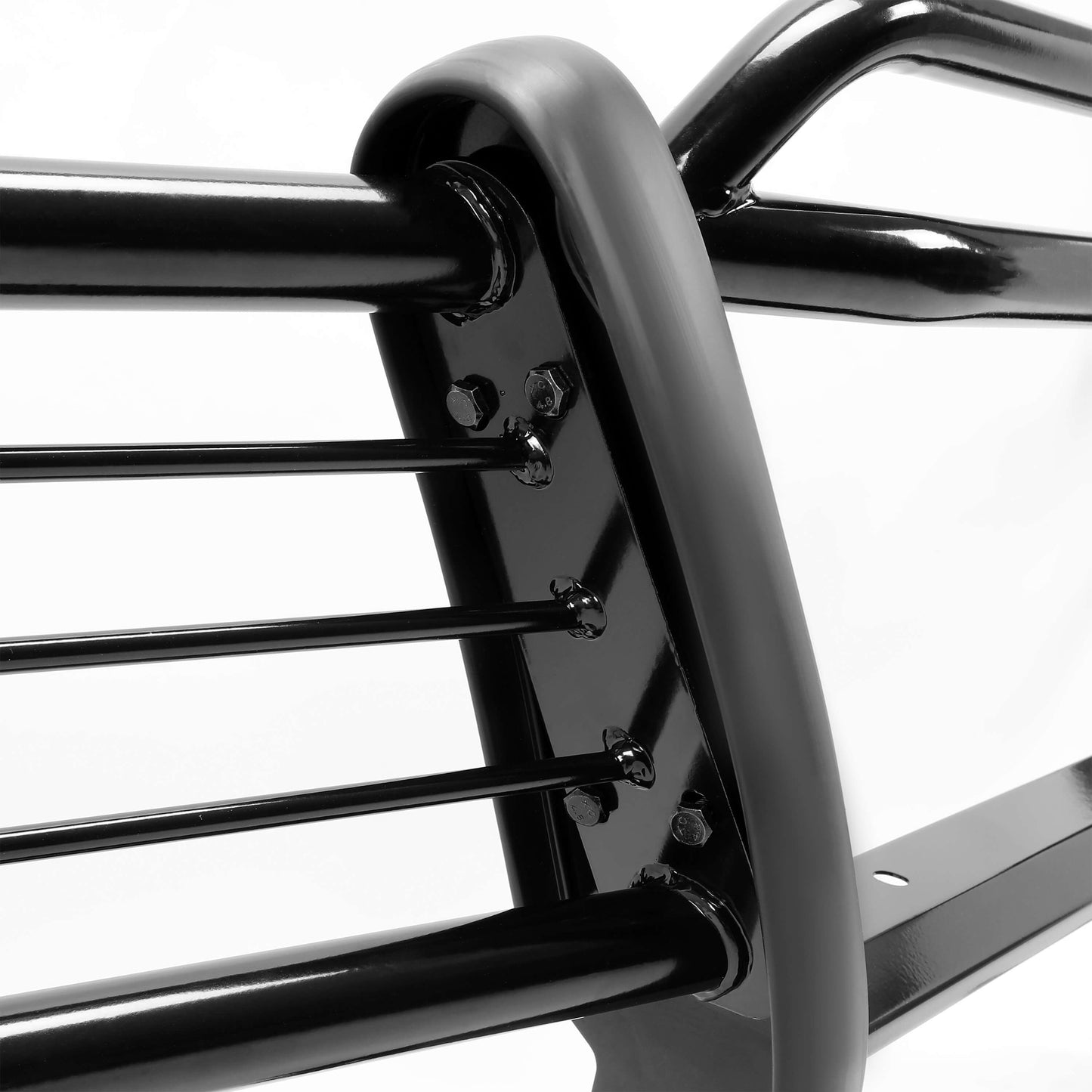 Grille Guard Front Bumper Brush Guard Compatible with 1999-2004 Grand Cherokee Powder Coated Black Steel