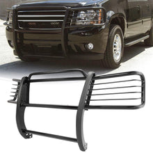Brush Guard Grille Guard Black Steel Compatible with 2002-2009 Chevy Trailblazer 2002-2009 Trailblazer EXT Trimming of Lower Air Dam Required