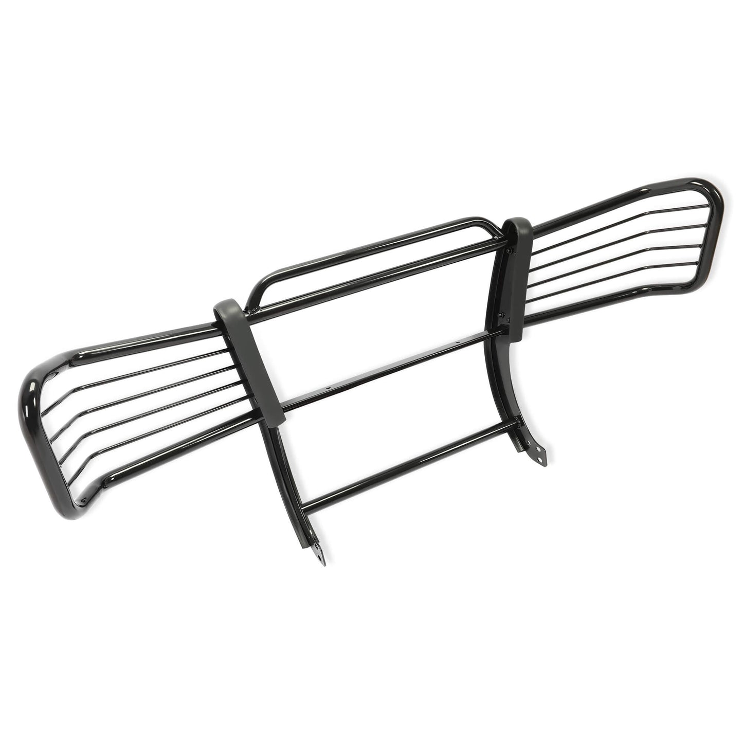 Brush Guard Grille Guard Black Steel Compatible with 2002-2009 Chevy Trailblazer 2002-2009 Trailblazer EXT Trimming of Lower Air Dam Required
