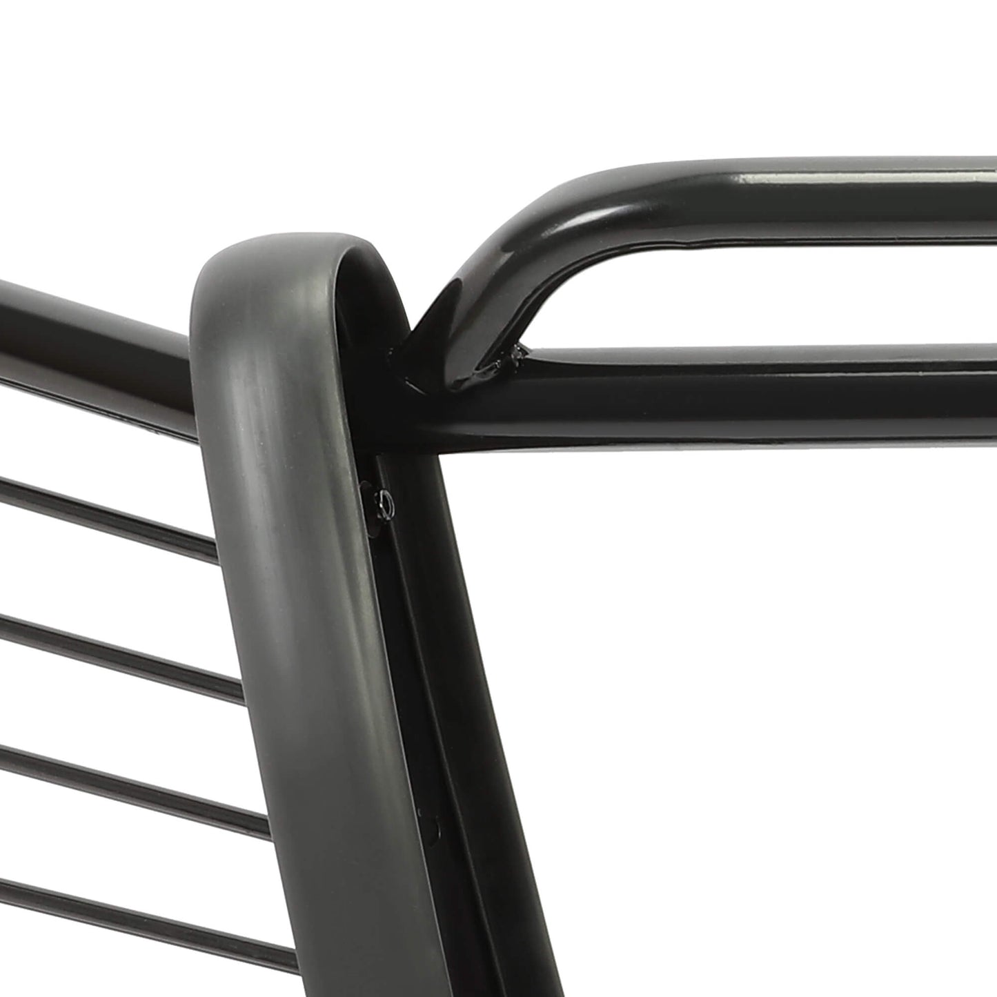 Brush Guard Grille Guard Black Steel Compatible with 2002-2009 Chevy Trailblazer 2002-2009 Trailblazer EXT Trimming of Lower Air Dam Required