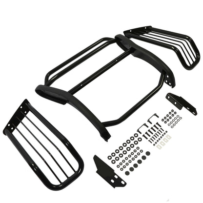 Brush Guard Compatible with 2002-2005 Ford Explorer All 4-Door Models Black Steel Bumper Brush Grille Guard Protector