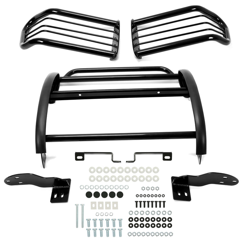 YIKATOO® Front Grille Guard Compatible with 1996 1997 1998 Toyota 4-Runner 4Runner Bumper Protector w/Hardware & Instruction