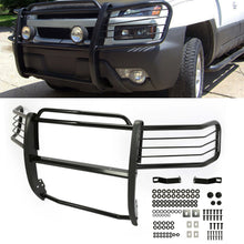 Brush Guard Compatible with 2007-2014 Tahoe 1500/ Suburban 1500/ Avalanche 1500 Black Steel Grille Protection Grille Protector
