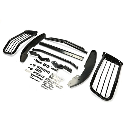Brush Guard Compatible with 2007-2014 Tahoe 1500/ Suburban 1500/ Avalanche 1500 Black Steel Grille Protection Grille Protector