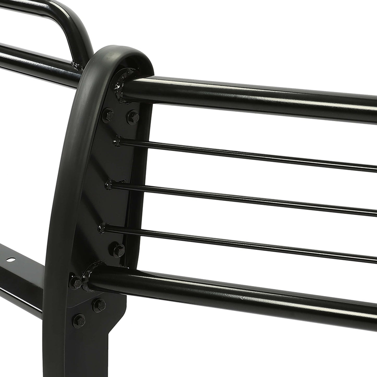 Brush Guard Compatible with 2007-2014 Tahoe 1500/ Suburban 1500/ Avalanche 1500 Black Steel Grille Protection Grille Protector