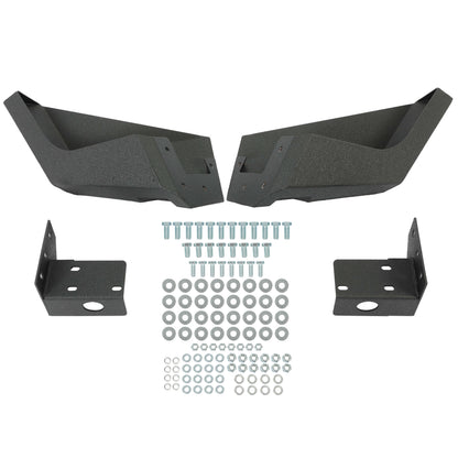 Front Bumper Textured Black Steel W/ Bull Bar For 1997-2004 Dodge Dakota Durango