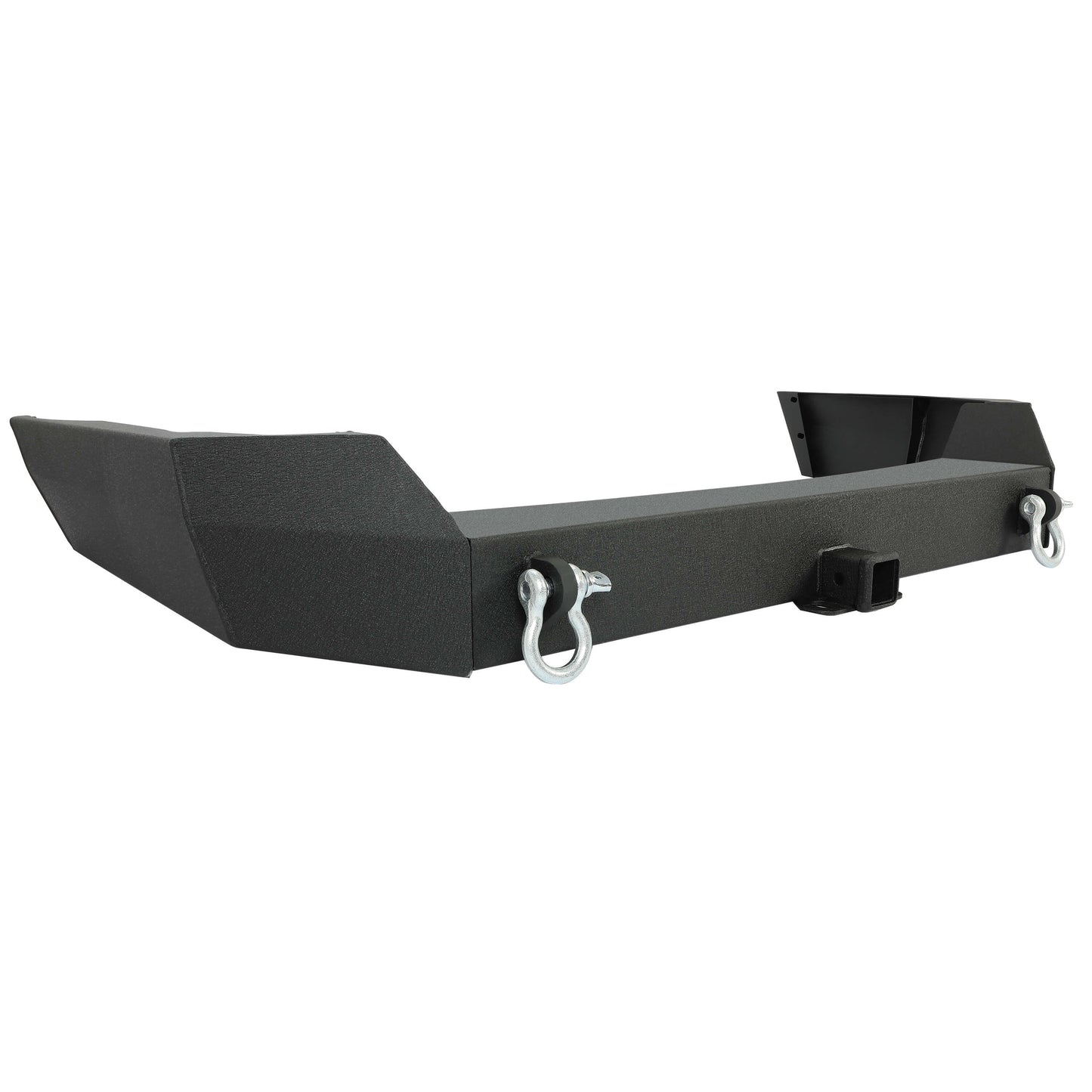 Off-road Rear Bumper Compatible with 1999-2004 Jeep Grand Cherokee WJ with 2 Inch Hitch Receiver