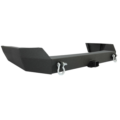 Off-road Rear Bumper Compatible with 1999-2004 Jeep Grand Cherokee WJ with 2 Inch Hitch Receiver