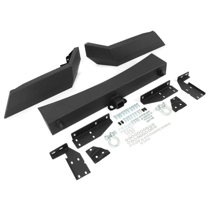 Off-road Rear Bumper Compatible with 1999-2004 Jeep Grand Cherokee WJ with 2 Inch Hitch Receiver