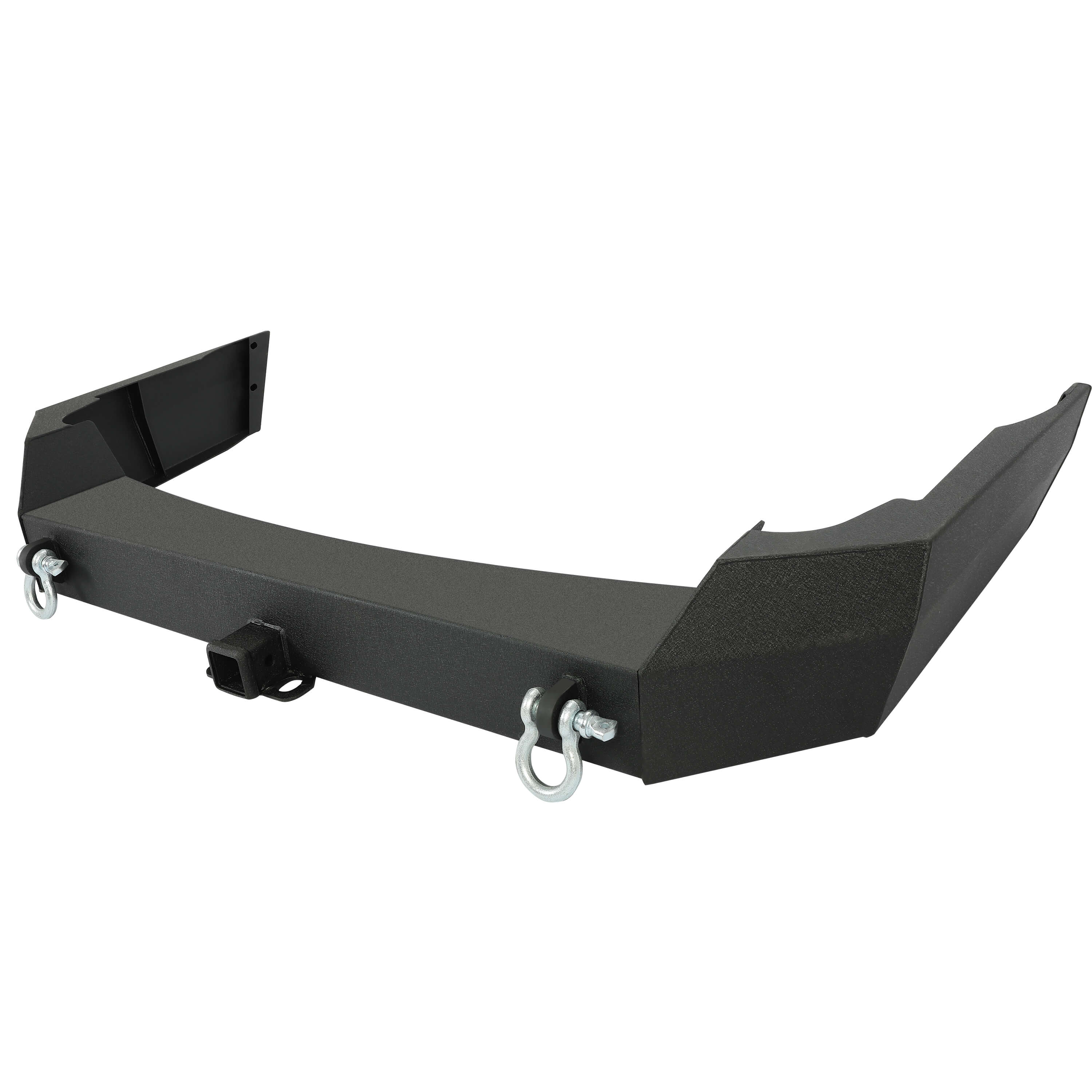 Off-road Rear Bumper Compatible with 1999-2004 Jeep Grand Cherokee WJ with 2 Inch Hitch Receiver