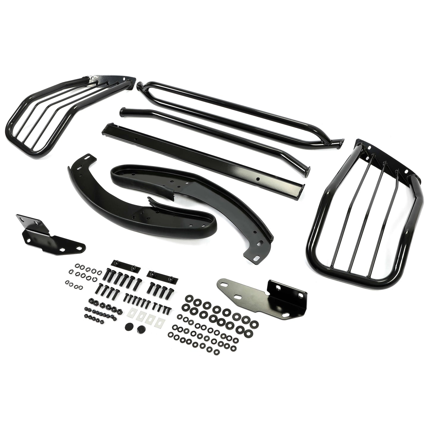 Fits 2003-2017 Ford Expedition Grill Guard Brush Bumper Bar Black Push