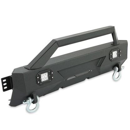 Steel Stubby Front Bumper w/Winch Plate For 2010-2021 Toyota 4Runner 5th Gen