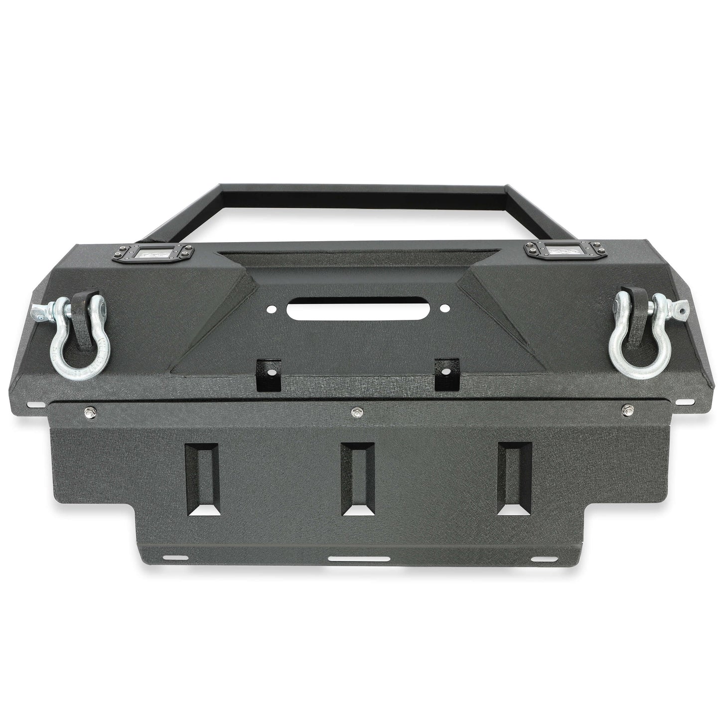 Steel Stubby Front Bumper w/Winch Plate For 2010-2021 Toyota 4Runner 5th Gen