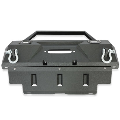 Steel Stubby Front Bumper w/Winch Plate For 2010-2021 Toyota 4Runner 5th Gen